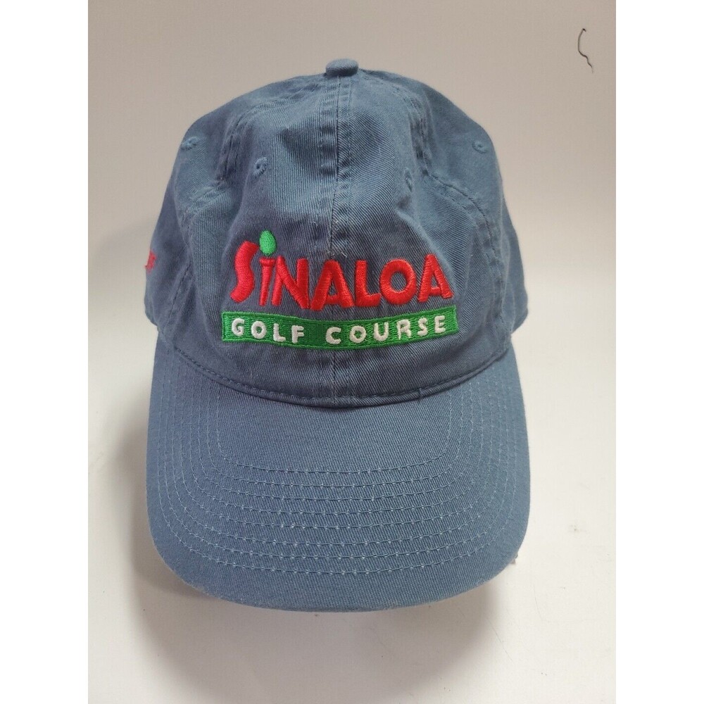 GOLF Cap. Sinaola Golf Course Staff Hst. Blue Red Logo